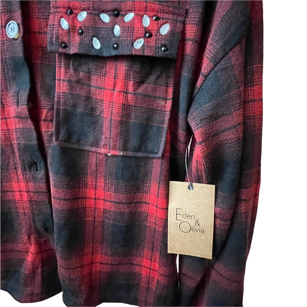 Eden & Olivia button down shirt size L - Picture 2 of 13
